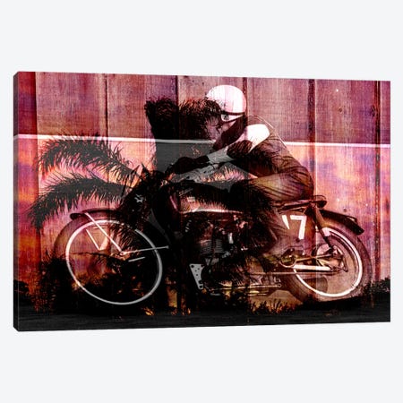 Palms Racer 17 Canvas Print #UVP69} by 5by5collective Canvas Wall Art