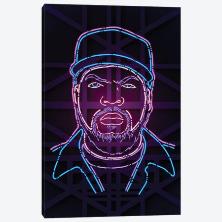 Ice Cube Canvas Print #UWD14} by vectorheroes Canvas Art Print