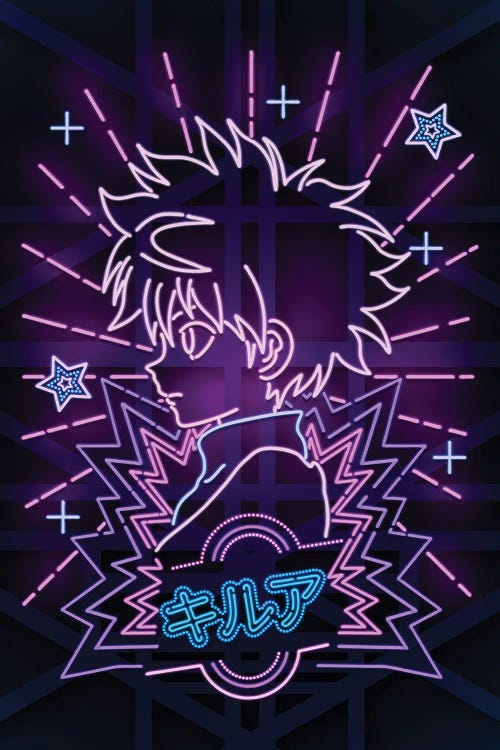 Killua by vectorheroes wall art