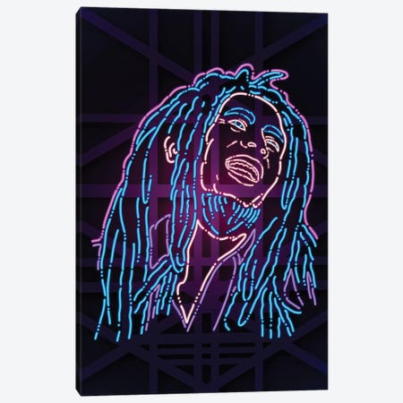 Bob Marley Canvas Print #UWD2} by vectorheroes Art Print