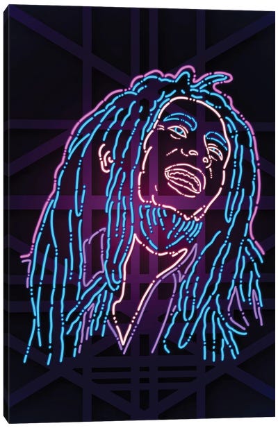 Bob Marley Canvas Art Print - vectorheroes