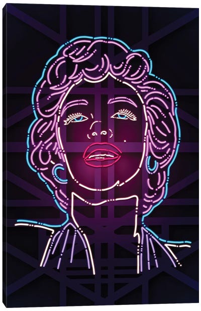 Marilyn Canvas Art Print - vectorheroes