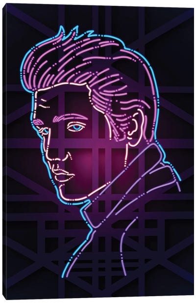 Elvis Canvas Art Print - vectorheroes
