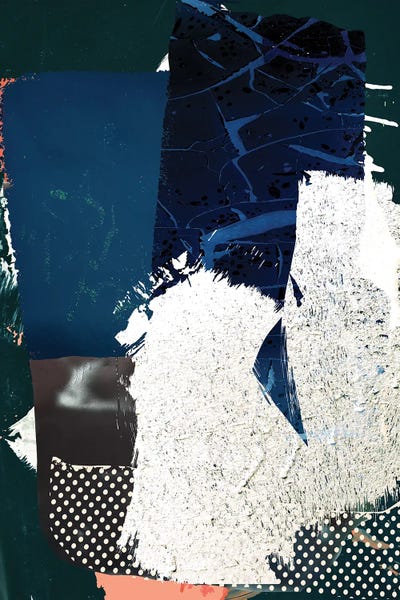 Urszula Gogol: Confluence (Indigo) III by Urszula Gogol