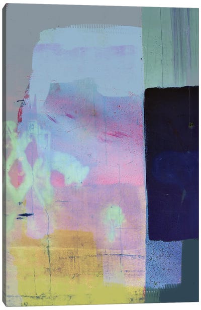 Corollary I Canvas Art Print - Purple Abstract Art