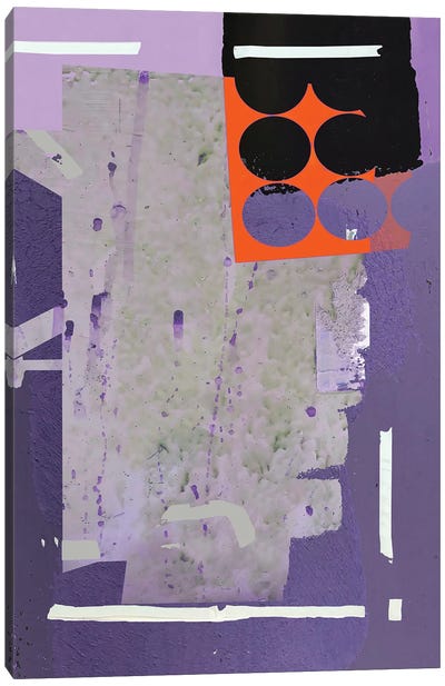 Transfiguration (Purple) I Canvas Art Print - Purple Abstract Art