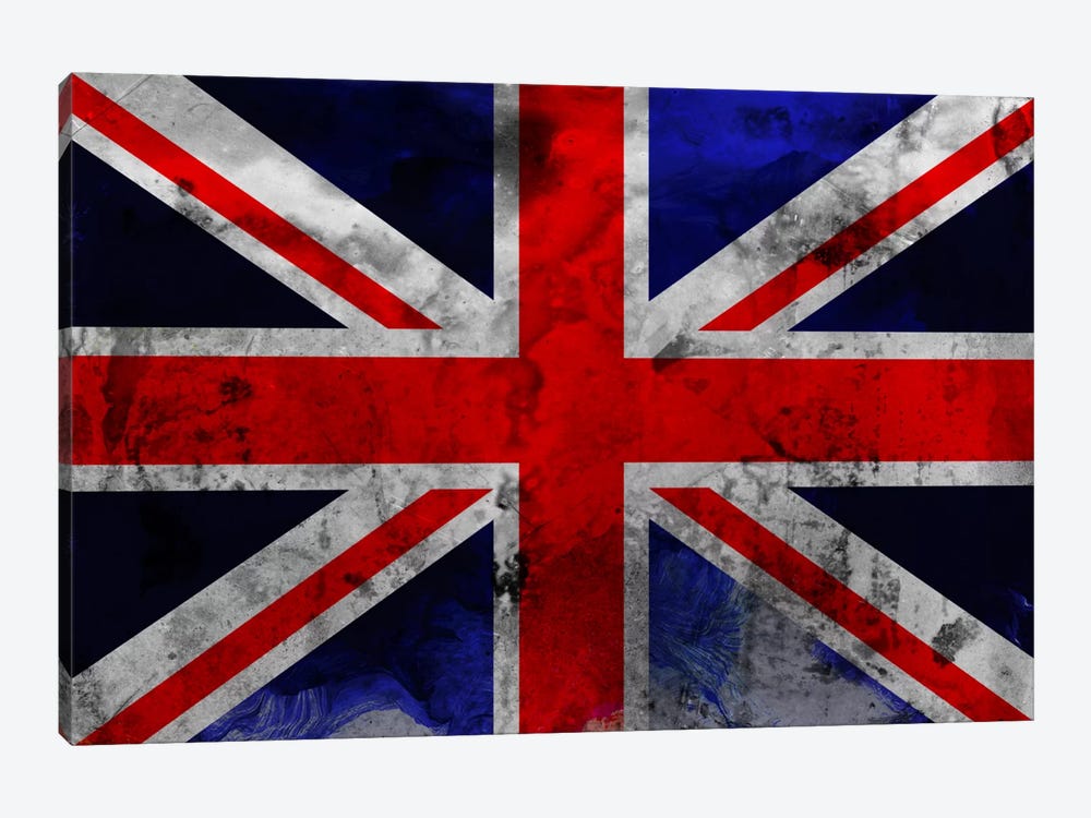 British Flag by 5by5collective 1-piece Canvas Art Print