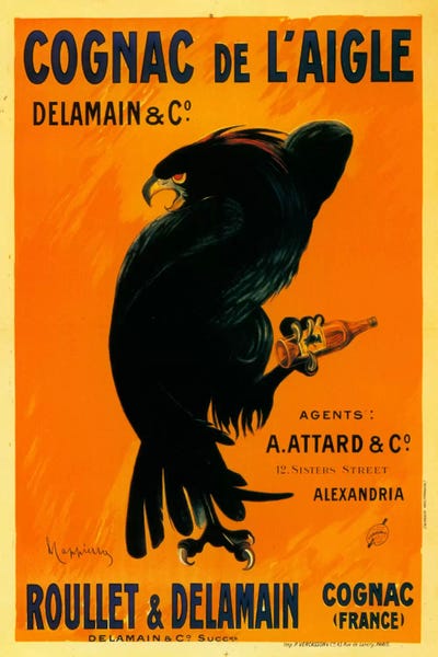 Vintage Kitchen Posters: Cognac Laigle by Vintage Apple Collection