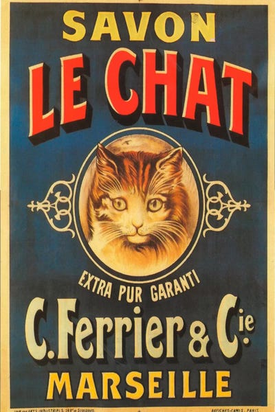 Advertisements: Savon Le Chat by Vintage Apple Collection