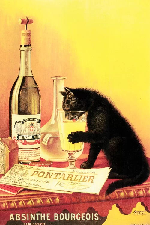 Absinthe Bourgeois by Vintage Apple Collection wall art