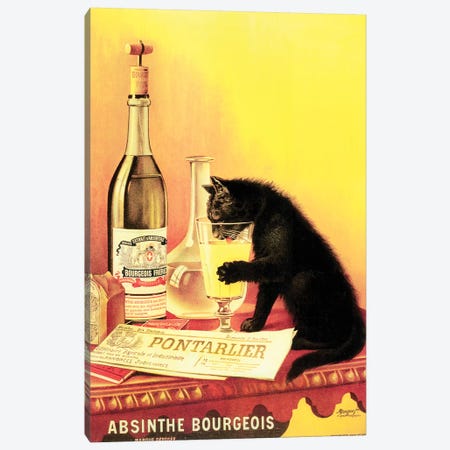 Absinthe Bourgeois Canvas Print #VAC1301} by Vintage Apple Collection Canvas Art