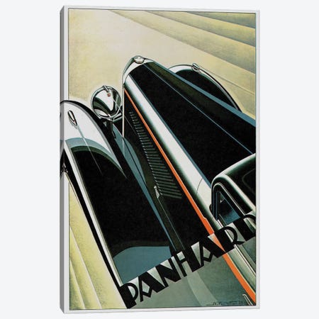 Art Deco Auto Canvas Print #VAC1337} by Vintage Apple Collection Canvas Art