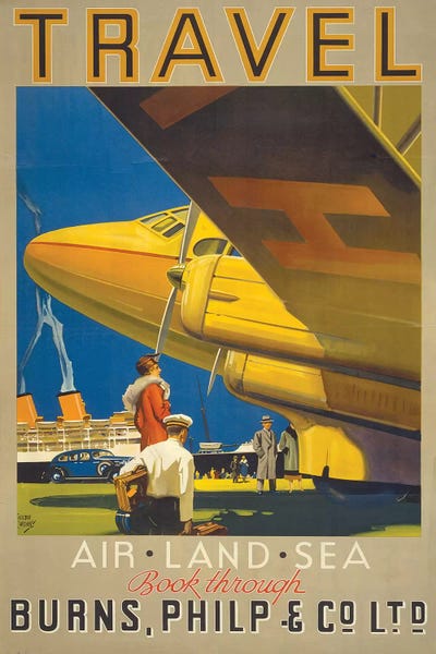 By Air: Art Travel by Vintage Apple Collection