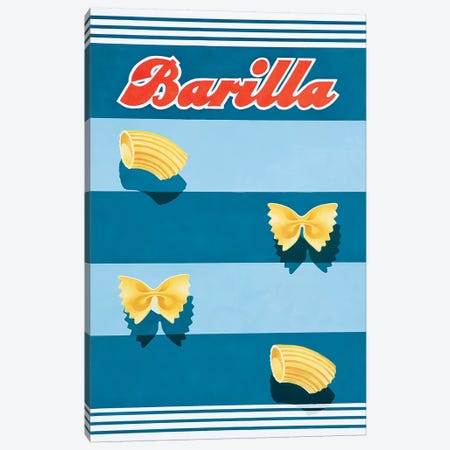 Barilla Pasta Vintage Canvas Print #VAC1372} by Vintage Apple Collection Canvas Print