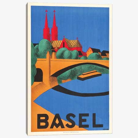 Basel Canvas Print #VAC1377} by Vintage Apple Collection Canvas Art