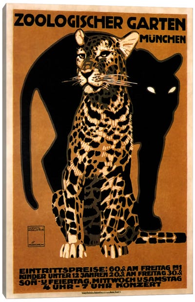 zoo big cats Canvas Art Print - Germany Art