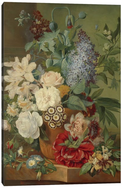 Bouquet Canvas Art Print - Vintage Apple Collection