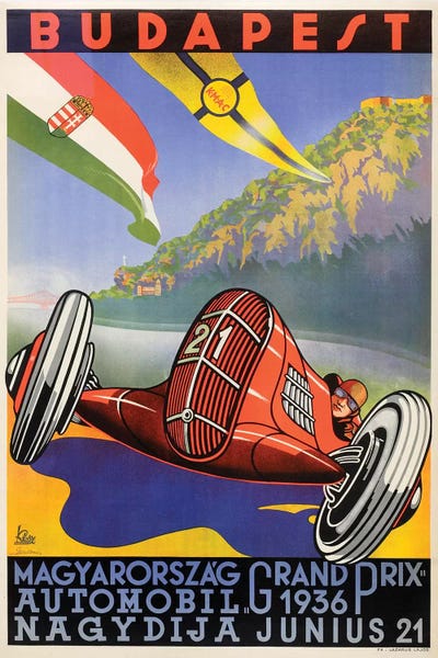 Vintage Apple Collection: Budapest Grand Prix, 1936 by Vintage Apple Collection