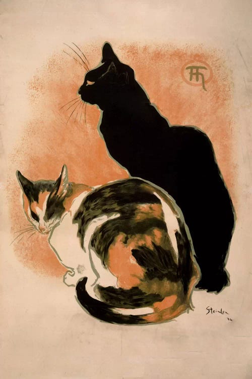Steinlen, Twocats_filter