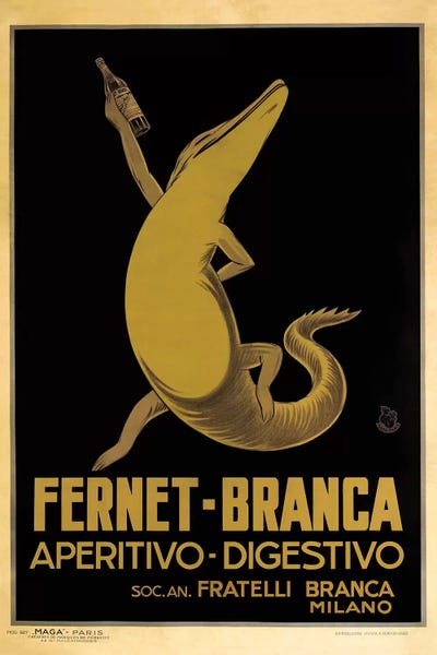 Food & Drink: Fernet-Branca, Croc by Vintage Apple Collection