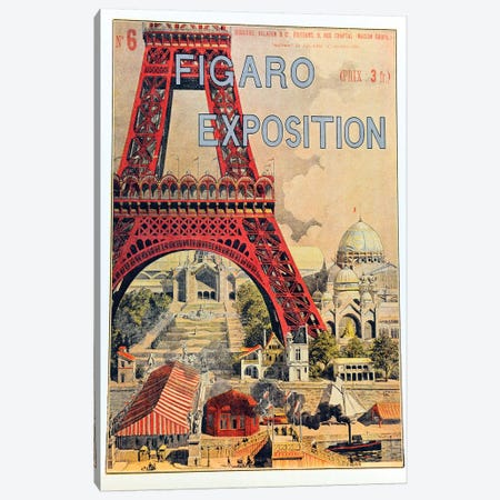 Figaro Exposition, September 1889 Canvas Print #VAC1589} by Vintage Apple Collection Canvas Artwork