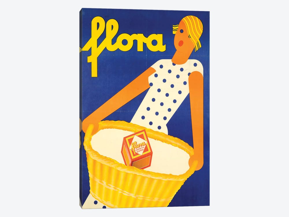 Flora Soap by Vintage Apple Collection 1-piece Canvas Artwork