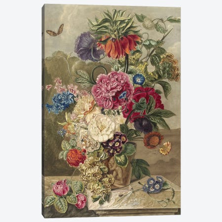 Flowers XVII Canvas Print #VAC1610} by Vintage Apple Collection Canvas Artwork