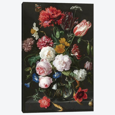 Flowers XVIII Canvas Print #VAC1611} by Vintage Apple Collection Canvas Artwork