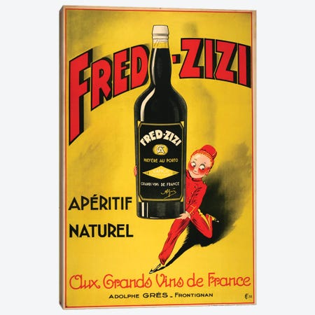 Fred-Zizi Apéritif, 1932 Canvas Print #VAC1620} by Vintage Apple Collection Canvas Art Print