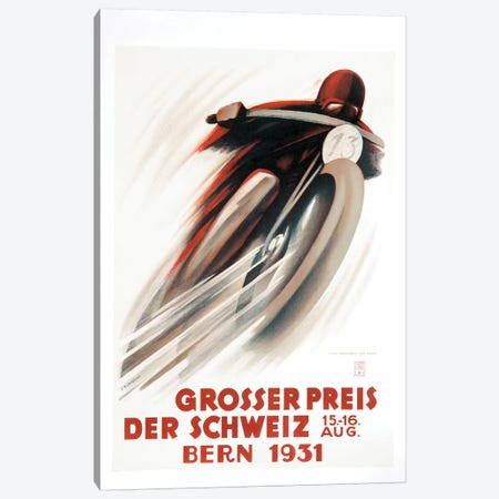 Grosser Preis Der Schweiz, Bern 1931 Canvas Print #VAC1656} by Vintage Apple Collection Canvas Print