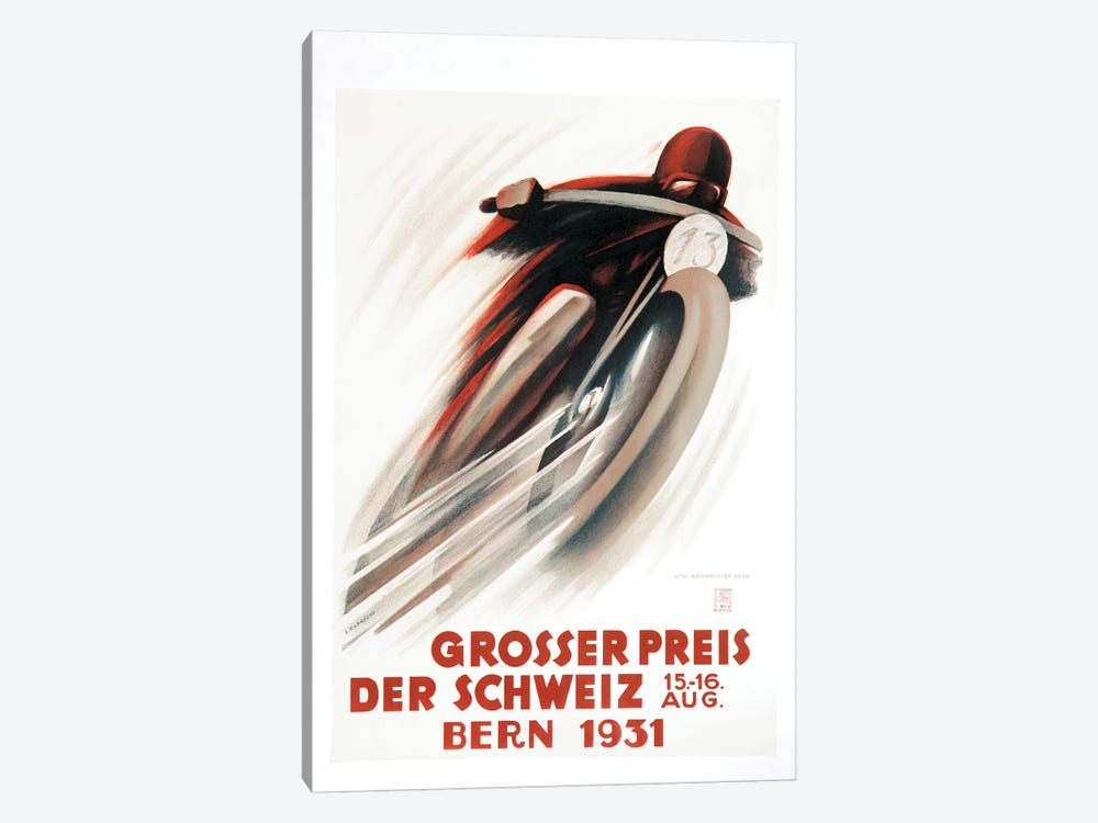 Grosser Preis Der Schweiz, Bern 1931 by Vintage Apple Collection 1-piece Art Print