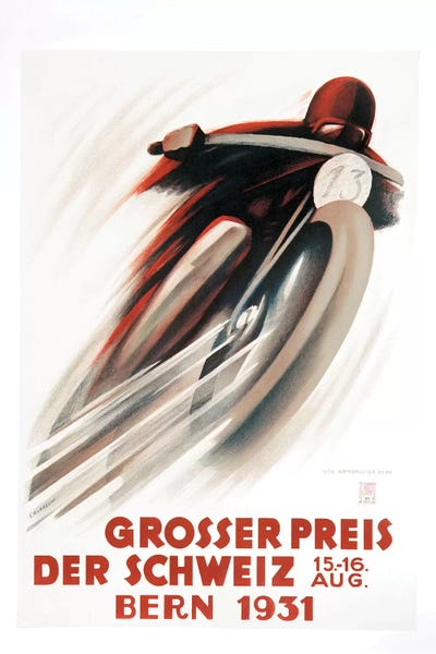 Auto Racing: Grosser Preis Der Schweiz, Bern 1931 by Vintage Apple Collection