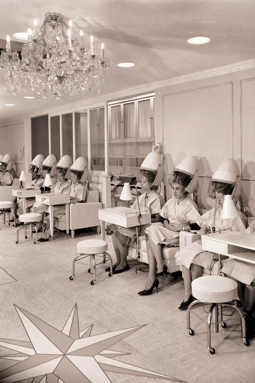 Hairdryers by Vintage Apple Collection wall art