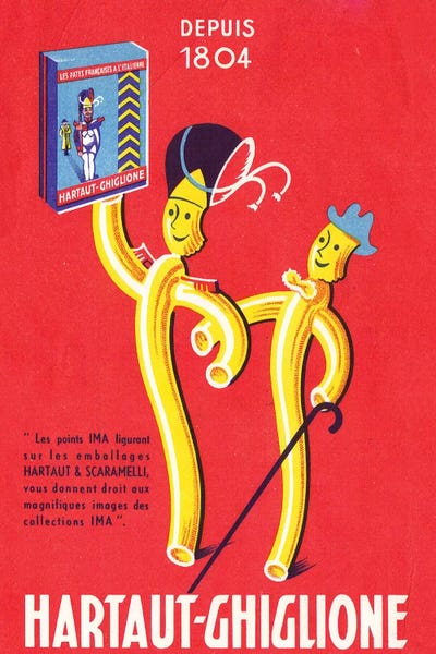 Food & Drink Posters: Italian Pasta by Vintage Apple Collection