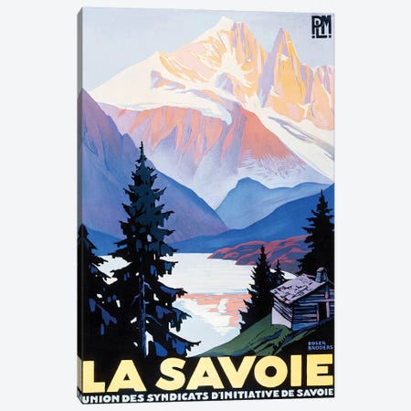 La Savoie Canvas Print #VAC1751} by Vintage Apple Collection Canvas Print