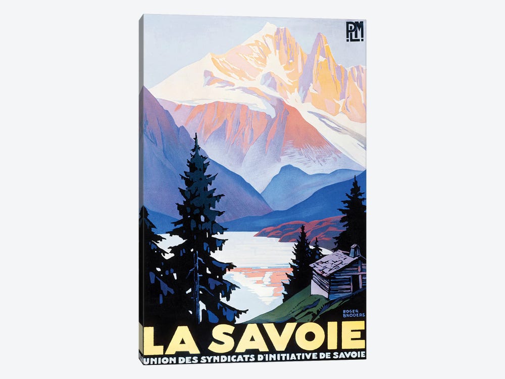 La Savoie by Vintage Apple Collection 1-piece Canvas Print