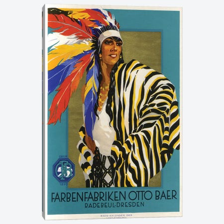 Native American Clothes, 1929 Canvas Print #VAC1854} by Vintage Apple Collection Canvas Art Print