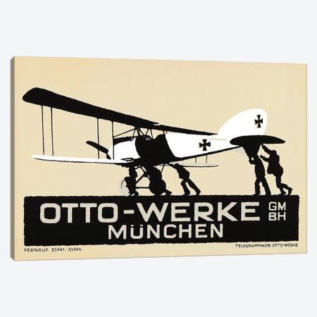 Otto-Werke Munich, WWI Era Canvas Print #VAC1872} by Vintage Apple Collection Canvas Artwork