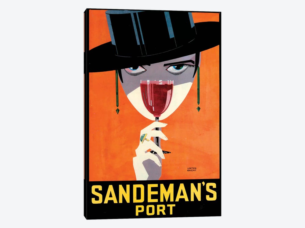 Sandeman's Port by Vintage Apple Collection 1-piece Canvas Print