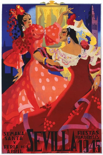Andalusia: Sevilla, 1945 by Vintage Apple Collection