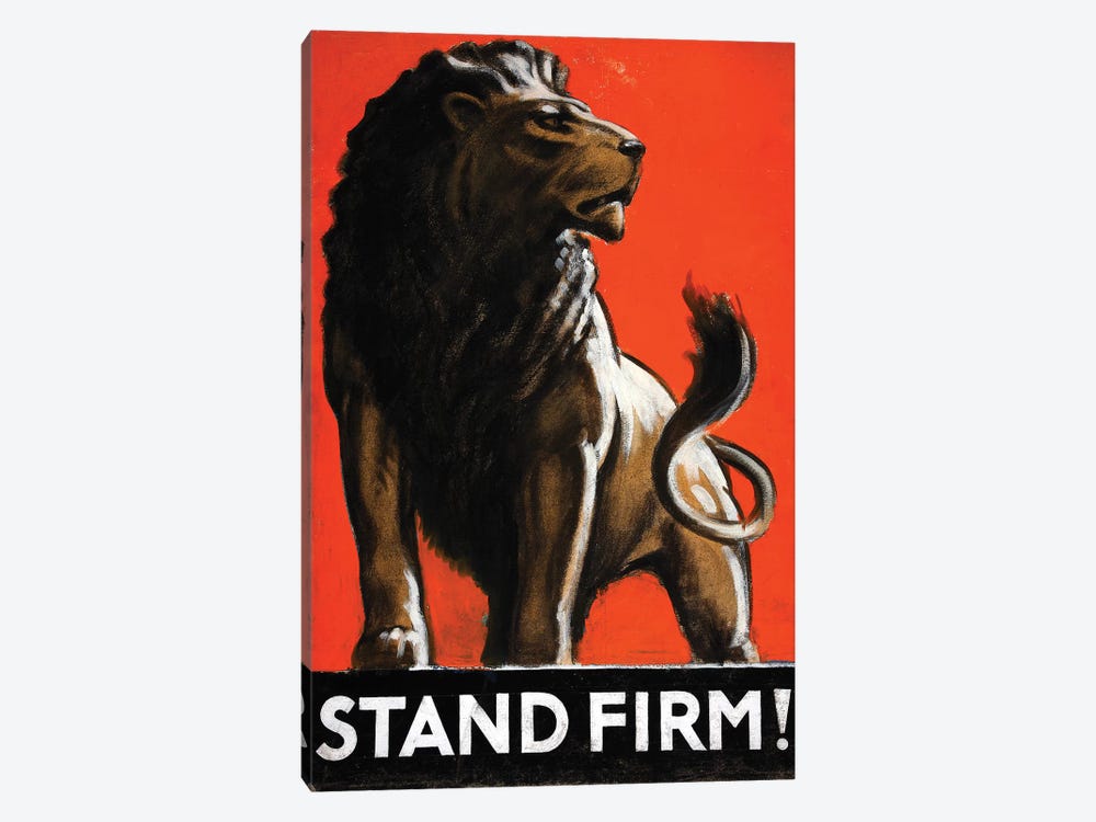 Stand Firm! by Vintage Apple Collection 1-piece Canvas Wall Art