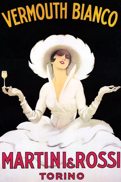 Vintage Kitchen Posters: Vermouth Bianco by Vintage Apple Collection