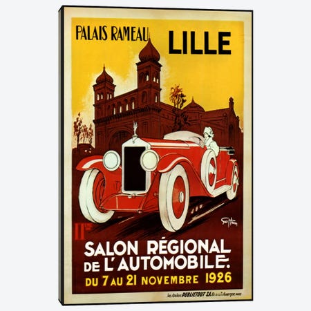 Lille Salon 1926 Canvas Print #VAC237} by Vintage Apple Collection Canvas Print