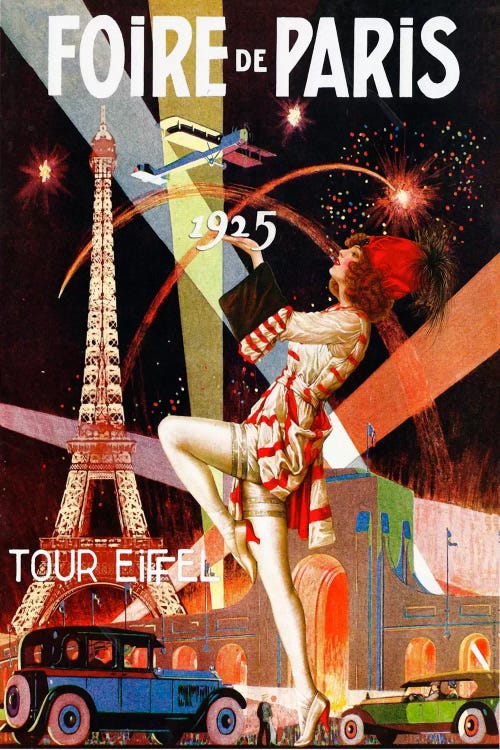 Foire de Paris by Vintage Apple Collection wall art