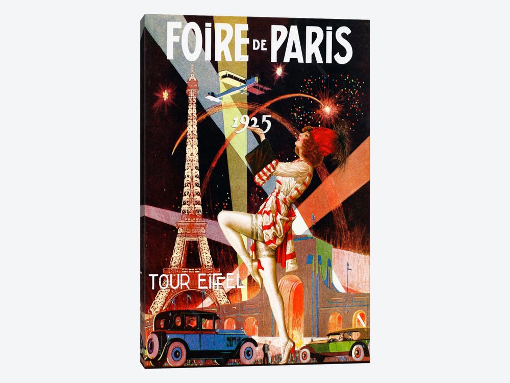 Foire de Paris by Vintage Apple Collection 1-piece Art Print