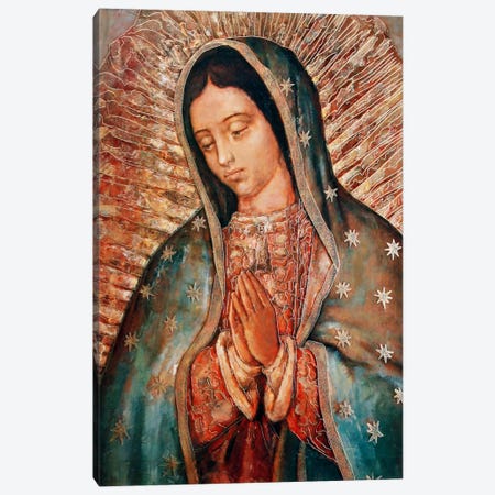 Our Lady Canvas Print #VAC279} by Vintage Apple Collection Canvas Wall Art