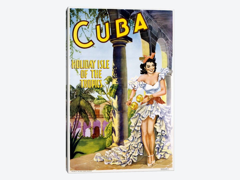 Cuba by Vintage Apple Collection 1-piece Art Print