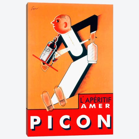 Amer Picon Canvas Print #VAC51} by Vintage Apple Collection Canvas Wall Art