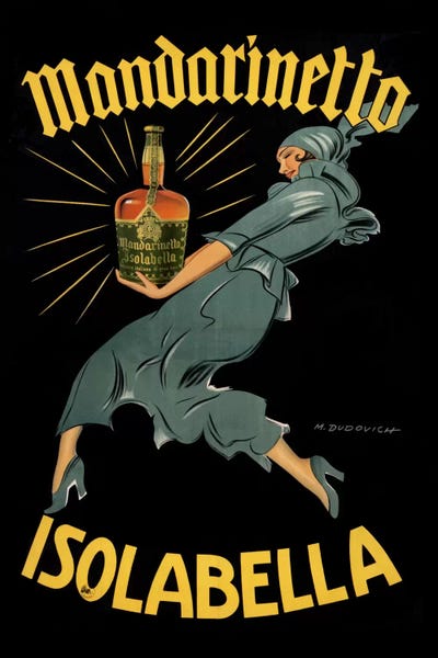 Vintage Kitchen Posters: Mandarinetto by Vintage Apple Collection