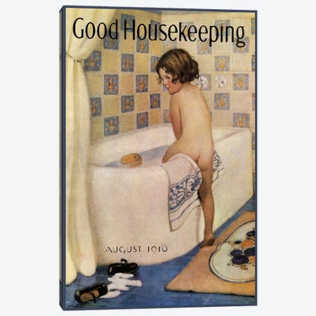 Good Housekeeping I Canvas Print #VAC737} by Vintage Apple Collection Canvas Artwork
